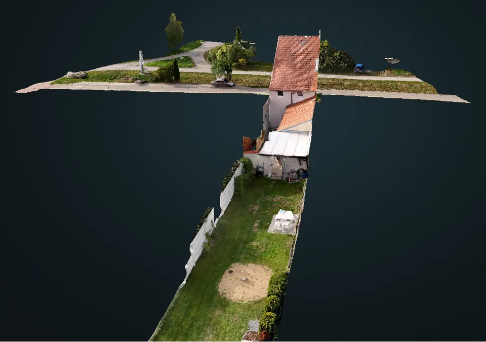 3D model a ortofoto