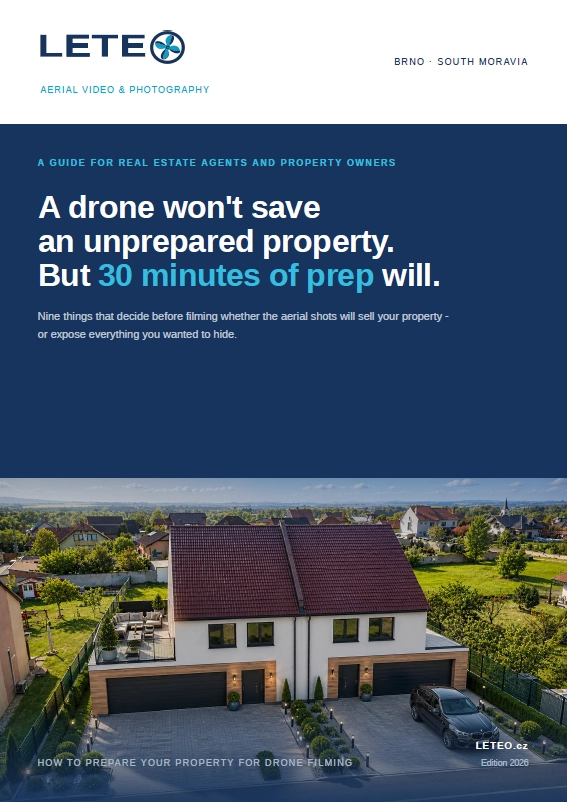 LETEO PDF - 9 tips, how to prepare property for drone filming.